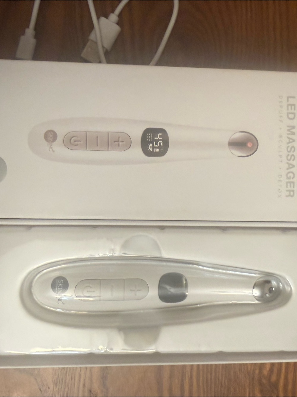 Bright Eyes LED Massager Eye Wand - White